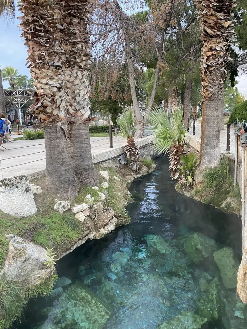 Pamukkale Antik Havuz (Kleopatra Havuzu) — fotoğraf