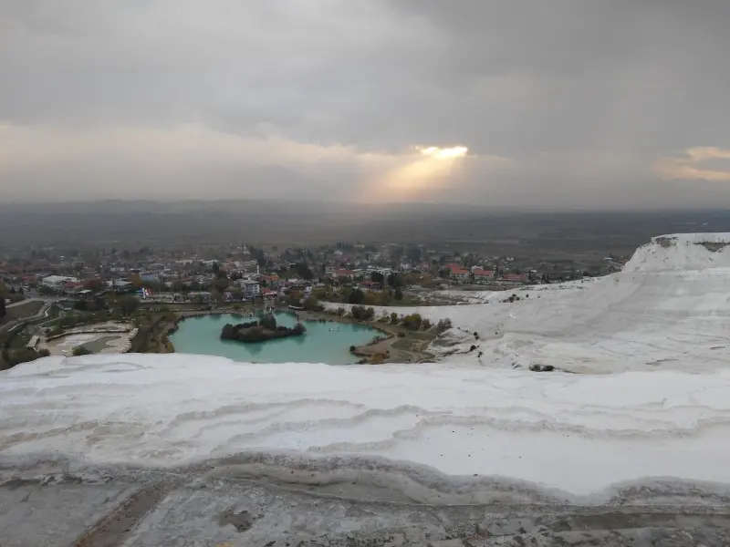 Pamukkale Antik Havuz (Kleopatra Havuzu) — fotoğraf