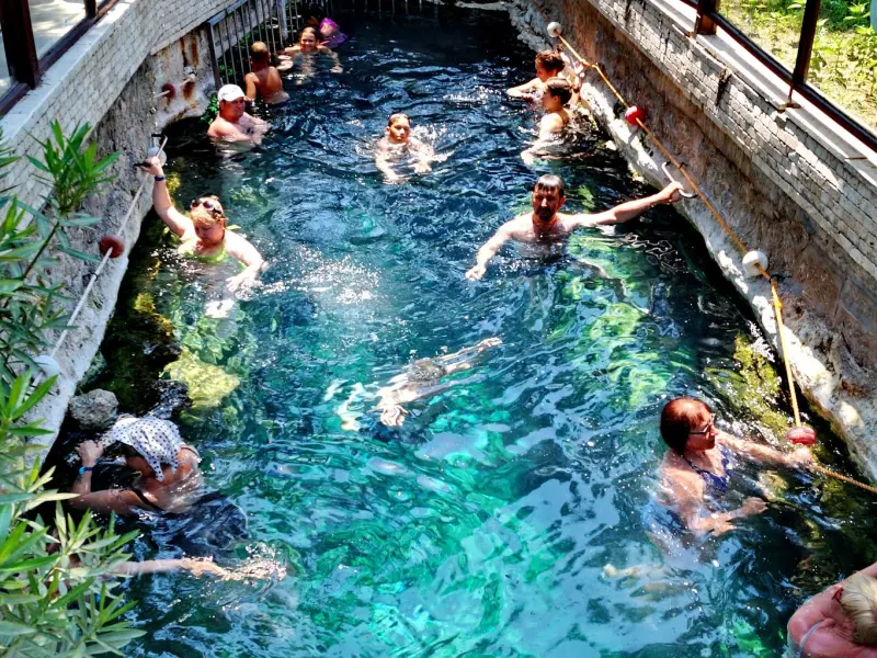 Pamukkale Antik Havuz (Kleopatra Havuzu) — fotoğraf