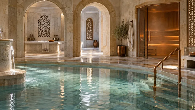 Hamam, sauna, buhar odası ve havuz hangi sırayla kullanılır?